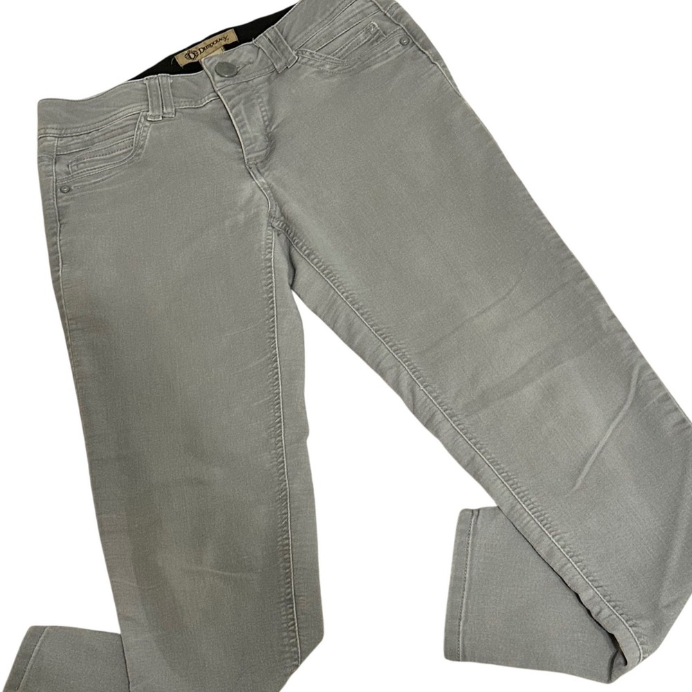 Democracy Ab Solution Pants Womens 4 Grey Excellent Skinny Stretch Trousers
